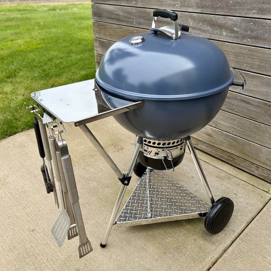 Weber 22" Kettle Aluminum Diamond Plate Lower Shelf
